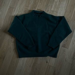 Green sweater with no hood 100% cashmere